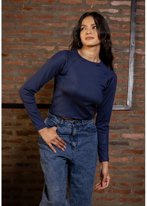 BLUE LONG SLEEVE TSHIRT